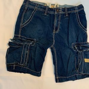 True Religion Cargo Shorts Blue Size 36